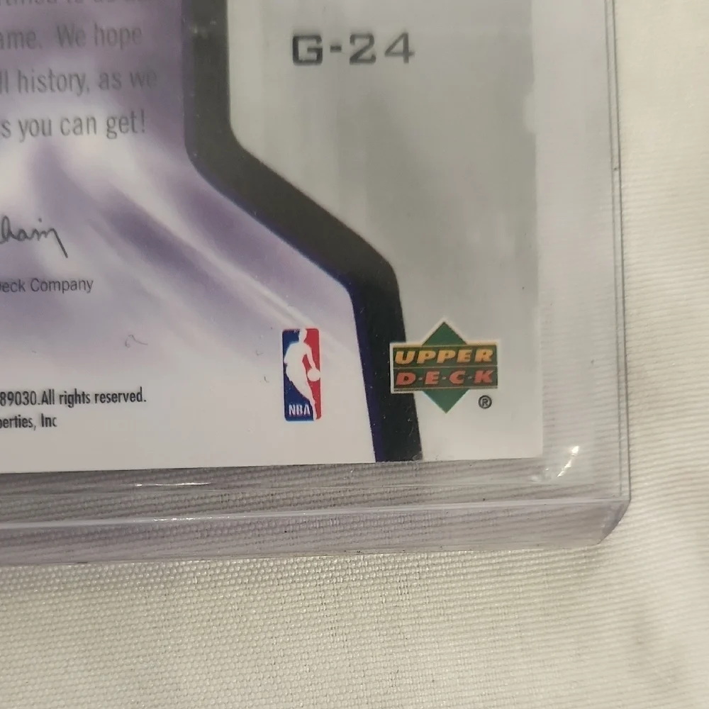 07-08 Upper Deck SPx Kobe Bryant Game Worn Jersey Card